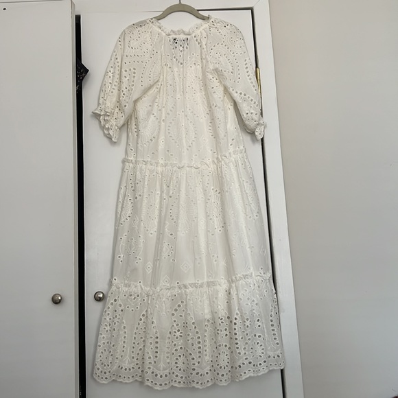 White Eyelet Dress - Picture 2 of 6